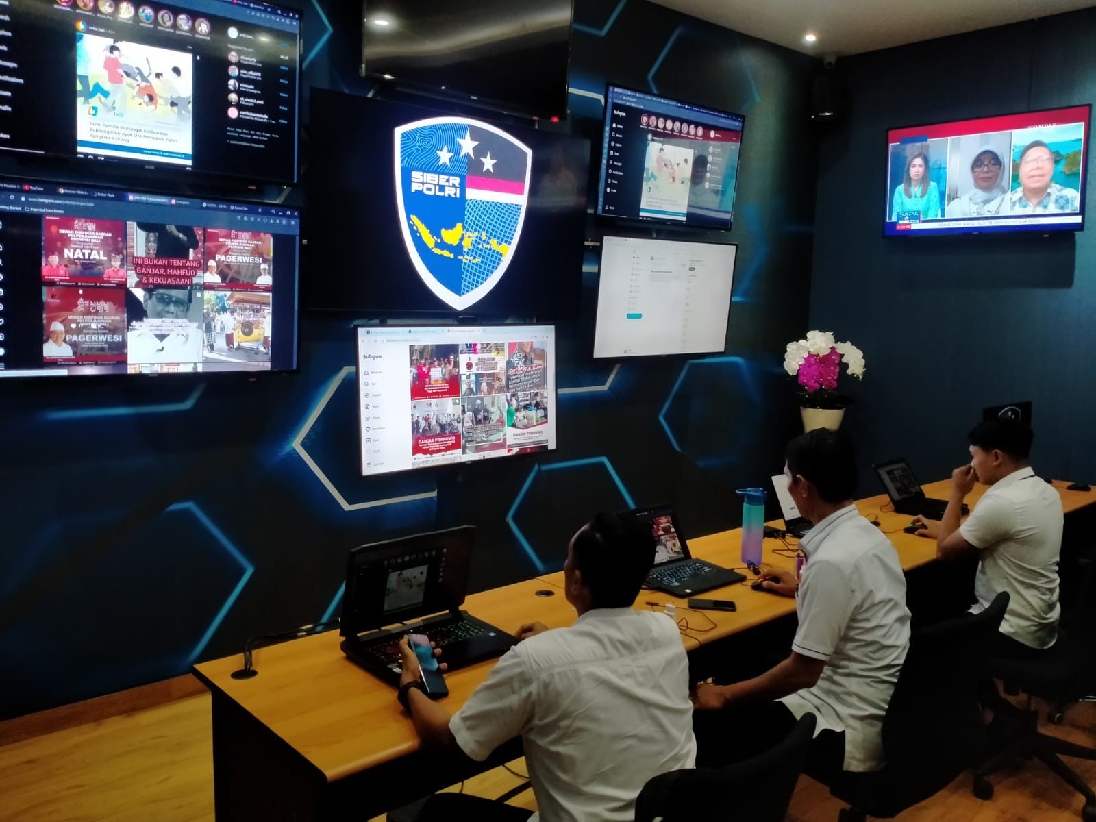 Cegah Kejahatan Siber Satgas Gakkum  OMB Laksanakan Patroli Siber