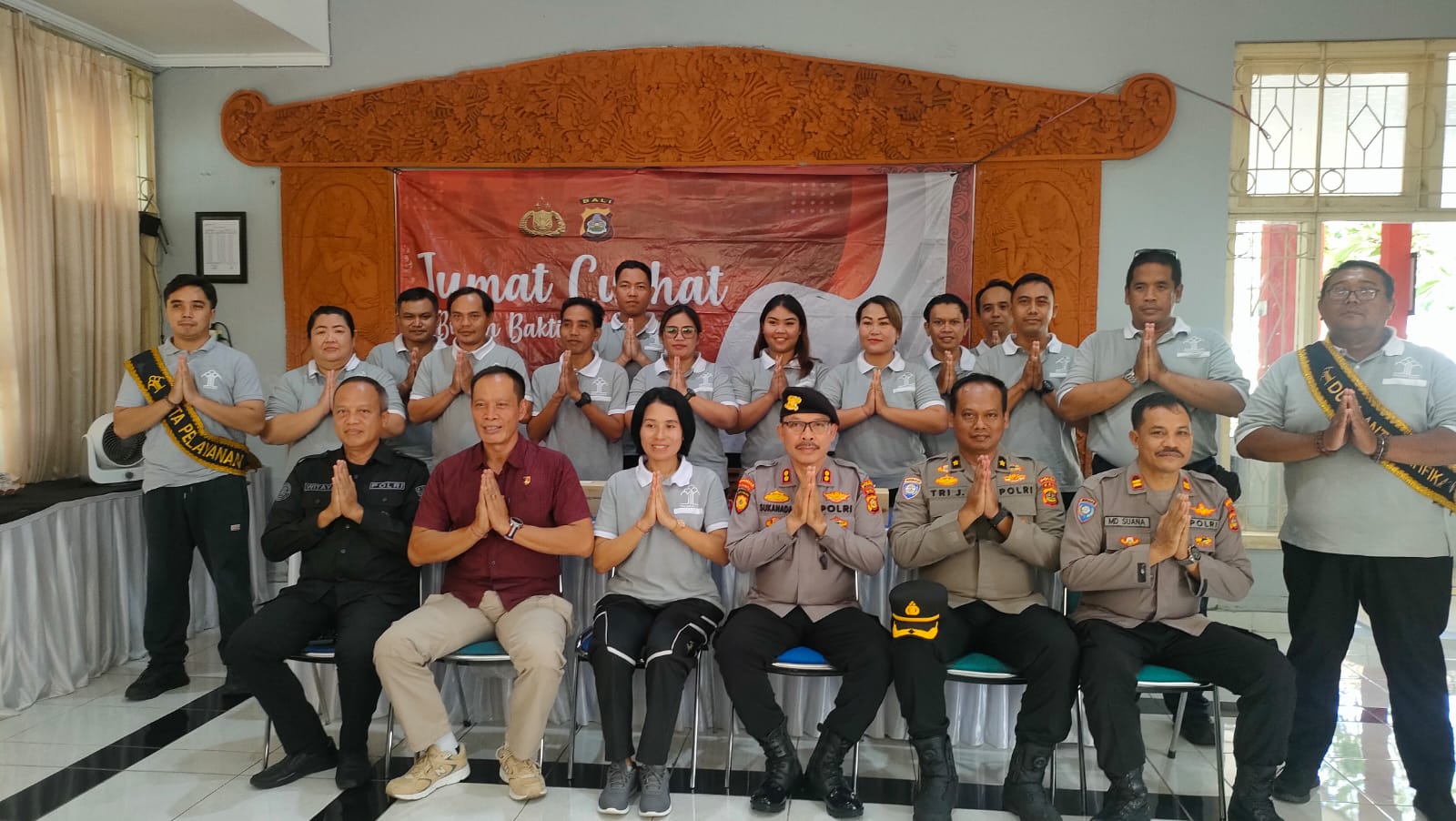 Polda Bali Kembali Laksanakan Jumat Curhat Bertempat Di Kantor Rupbasan Kelas 1 Denpasar